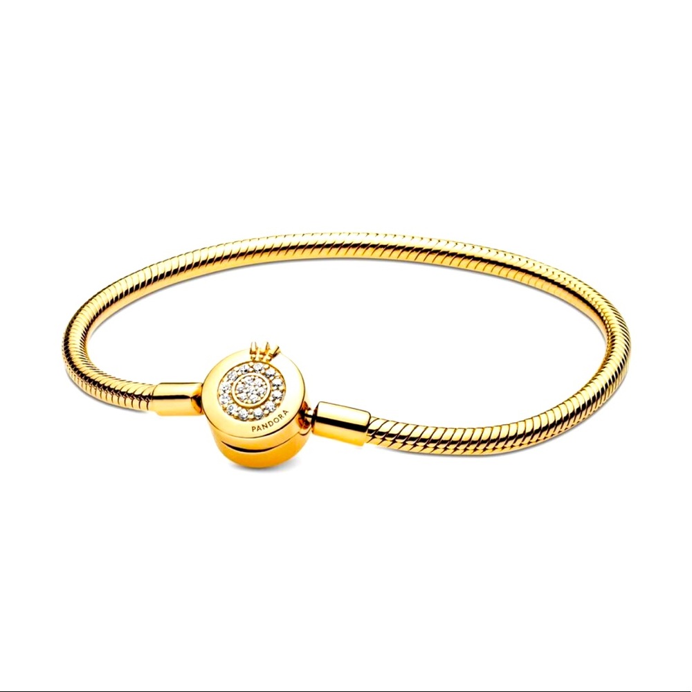PANDORA Moments Charm Bracelet GOLD Plated